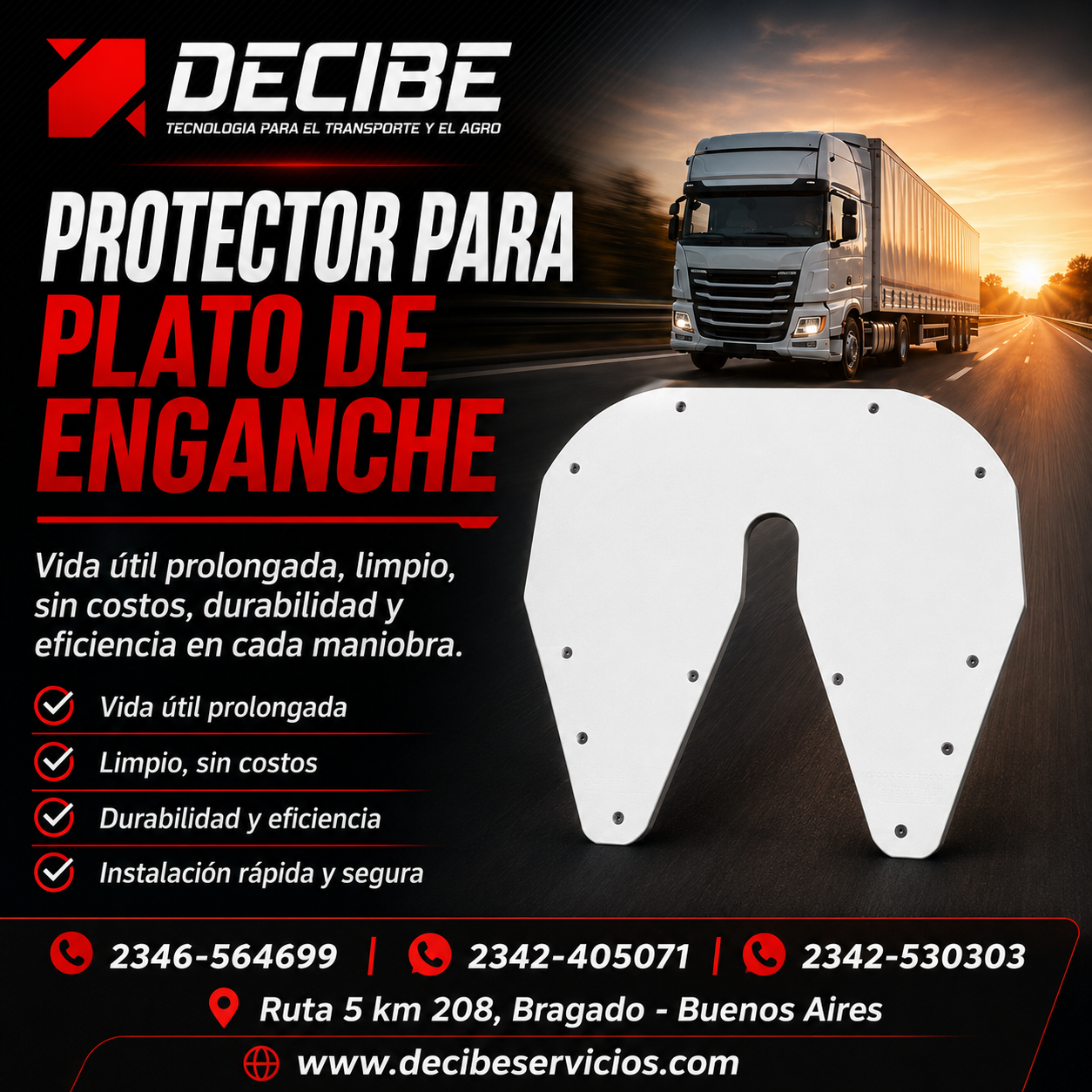 Protector para Plato de Enganche