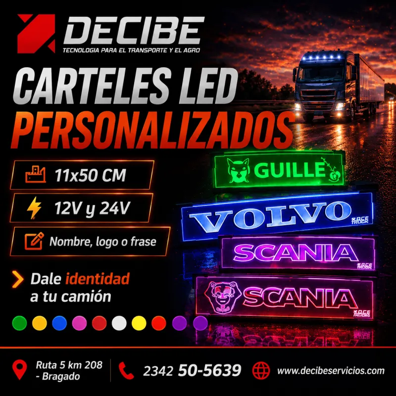 CARTELES LED PERSONALIZADOS