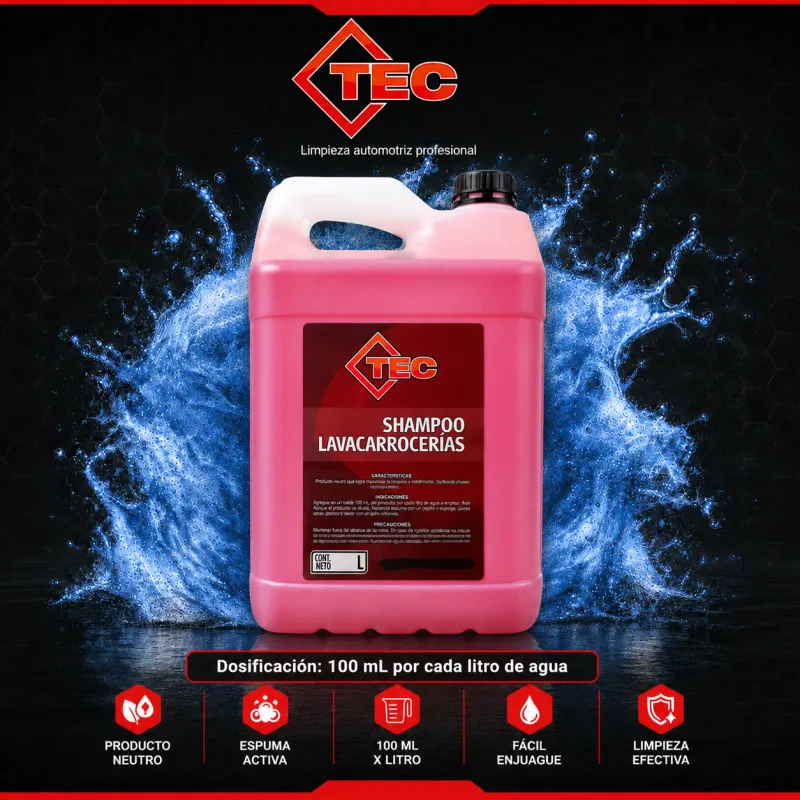 SHAMPOO LAVACARROCERIAS X 5 LT