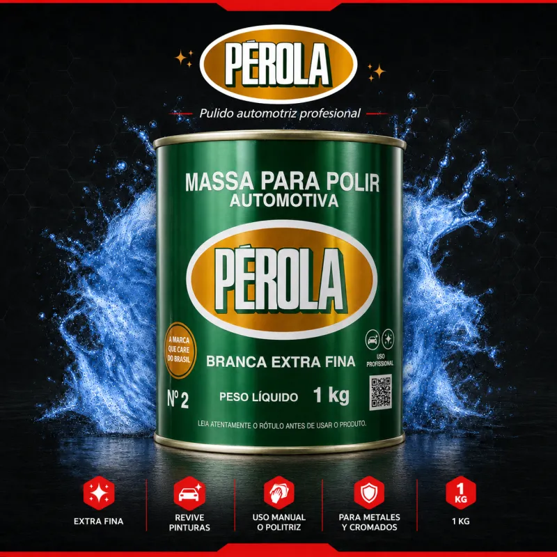 PASTA DE PULIR METALES BRASILERA PEROLA 1KG